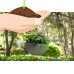 Hanging Planter 13.8 In Outdoor Large Garden Pots with Drain Hole Grey, Set of 2, Mother's Day gift   